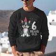 6 Years Old Birthday Boston Terrier Dog Lover 6th Party Kid Unisex Sweatshirt, funny gift