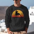 Boston Terrier Bostie Sunset Retro Dog Pet Mom Dad Unisex Sweatshirt, Boston Terrier Mom Sweatshirts, Boston Terrier Dad Sweatshirts, funny gift