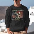 Boston Terrier Dad Dog Lovers American Flag 4th Of July For Women Men Unisex Sweatshirt, American Boston Terrier Sweatshirts, Boston Terrier Dad Sweatshirts, Boston Terrier 4th Of July Sweatshirts, funny gift