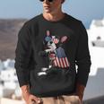 Boston Terrier Dog Merica 4th Of July Usa American Flag Men Unisex Sweatshirt, American Boston Terrier Sweatshirts, Boston Terrier 4th Of July Sweatshirts, funny gift
