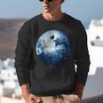 Boston Terrier Dog Moon Dog Mom Dad Women Men Dog Lovers Unisex Sweatshirt, Boston Terrier Mom Sweatshirts, Boston Terrier Dad Sweatshirts, funny gift