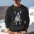 Boston Terrier Dog Motif Pet Art Boston Terrier Men Women Kids Unisex Sweatshirt, funny gift