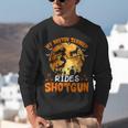 My Boston Terrier Dog Rides Shotgun Witch Halloween Men Women Unisex Sweatshirt, Boston Terrier Halloween Sweatshirts, funny gift