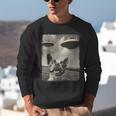 Boston Terrier Dog UFO Alien Extraterrestrial Selfie Unisex Sweatshirt, funny gift