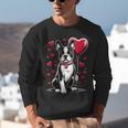 Boston Terrier Dog Valentine's Day Dog Owner Valentine Unisex Sweatshirt, funny gift