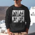 Boston Terrier Dogs With Sunglasses Photo Pets Meme Unisex Sweatshirt, funny gift