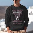 Boston Terrier Don't Mess With American Gentleman Dog Lover Unisex Sweatshirt, American Boston Terrier Sweatshirts, funny gift