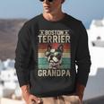 Boston Terrier Grandpa Dog Lover Father's Day Unisex Sweatshirt, funny gift