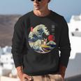 Boston Terrier Japanese Kanagawa Wave Surf Loyal Dog Men Women Kids Unisex Sweatshirt, funny gift
