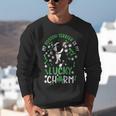 My Boston Terrier Is My Lucky Charm Paw Dog St Patrick's Day Unisex Sweatshirt, funny gift