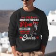Boston Terrier Mom American Gentleman Dog Mother's Day Unisex Sweatshirt, Boston Terrier Mom Sweatshirts, American Boston Terrier Sweatshirts, funny gift