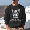 Boston Terrier Nope Not Today Not Tomorrow Either Sarcastic Unisex Sweatshirt, funny gift