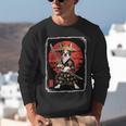Boston Terrier Samurai Ninja Vintage Anime Japanese Ukiyo-e Unisex Sweatshirt, funny gift