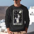 Boston Terrier Tarot Card Star With The Moon Men Women Kids Unisex Sweatshirt, Boston Terrier Tarot Sweatshirts, funny gift