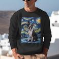 Boston Terrier Van Gogh Starry Night Unisex Sweatshirt, funny gift