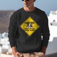 Caution Sign Boston Terrier Dog Bostie Puppy Unisex Sweatshirt, funny gift