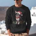 Cute Boston Terrier Dog Christmas Merry X-Mas Graphic Unisex Sweatshirt, Boston Terrier Christmas Sweatshirts, funny gift