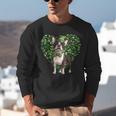 Cute Boston Terrier Shamrock St Patrick's Day Dog Lover Men Women Kids Unisex Sweatshirt, funny gift