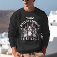 Cute Cartoon For Dog Owners Pet Team Boston Terrier Unisex Sweatshirt, funny gift