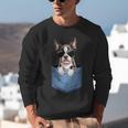 Cute Pocket Boston Terrier Lover Dog Mom Unisex Sweatshirt, Boston Terrier Mom Sweatshirts, funny gift