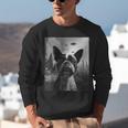 Dog Mom Dad Alien Selfie Boston Terrier UFO For Men Women Unisex Sweatshirt, Boston Terrier Mom Sweatshirts, Boston Terrier Dad Sweatshirts, funny gift