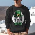 Green Boston Terrier Shamrock St Patricks Day Boston Terrier Unisex Sweatshirt, funny gift