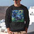 Scottish Terrier Starry Night Scotty Dog Art By Aja Unisex Sweatshirt, funny gift