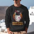 Vintage Boston Terrier Grandma Wear Sunglasses Dog Lover Men Women Girls Kids Unisex Sweatshirt, funny gift