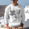 Boston Terrier Dog Bostie Mom Idea For Women Unisex Sweatshirt, Boston Terrier Mom Sweatshirts, funny gift