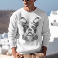 Boston Terrier Dog Bostie Nature Memorial Idea Men Women Unisex Sweatshirt, funny gift