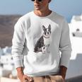 Boston Terrier Dog Dad Boston Terrier Dog Lovers Unisex Sweatshirt, Boston Terrier Dad Sweatshirts, funny gift