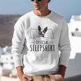 Boston Terrier Dog Lovers Sleepshirt Apparel Men Women Unisex Sweatshirt, funny gift