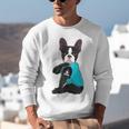 Boston Terrier I Love Mom Apparel Unisex Sweatshirt, Boston Terrier Mom Sweatshirts, funny gift