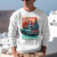 Boston Terrier Merry Christmas Tree Truck Santa Dog X-Mas Unisex Sweatshirt, Boston Terrier Christmas Sweatshirts, funny gift