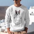 Boston Terrier In The Pocket Cute Boston Terrier Dog Lovers Men Women Girls Kids Unisex Sweatshirt, funny gift
