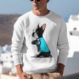 Boston Terrier Tattoos I Love Mom Unisex Sweatshirt, Boston Terrier Mom Sweatshirts, funny gift