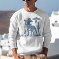 Boston Terrier UFO Cowboy Dog Dog Mom Dog Dad Alien Dog Unisex Sweatshirt, Boston Terrier Mom Sweatshirts, Boston Terrier Dad Sweatshirts, funny gift