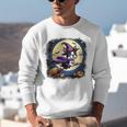 Cute Boston Terrier Halloween Costume Dog Lover Women Girls Unisex Sweatshirt, Boston Terrier Halloween Sweatshirts, funny gift