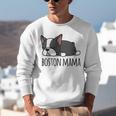 Cute Boston Terrier Boston Mama Unisex Sweatshirt, funny gift