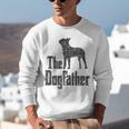 The Dogfather Boston Terrier Dog Funny Dog Gift T-Shirt For Men Women Girls Kids Unisex Sweatshirt, funny gift
