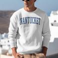 Varsity Grey Nantucket Unisex Sweatshirt, funny gift