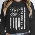 Best Boston Terrier Dog Mom Ever USA Flag For Men Women Kids Unisex Sweatshirt, novelty gifts, funny gifts