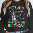 My Birthday Colorful Costume Boston Terrier Party Unisex Sweatshirt, novelty gifts, funny gifts