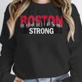 Boston Strong Logo Vintage Boston City Skyline Unisex Sweatshirt, novelty gifts, funny gifts