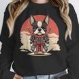 Boston Terrier Dog Japanese Style Samurai Dogs Unisex Sweatshirt, novelty gifts, funny gifts