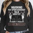 Boston Terrier Dog Unisex Sweatshirt, novelty gifts, funny gifts