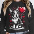 Boston Terrier Dog Valentine's Day Dog Owner Unisex Sweatshirt, novelty gifts, funny gifts