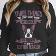 Boston Terrier Don't Mess With American Gentleman Dog Lover Unisex Sweatshirt, novelty gifts, funny gifts