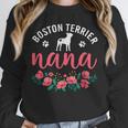 Boston Terrier Grandma Nana Dog Lover Christmas Unisex Sweatshirt, novelty gifts, funny gifts