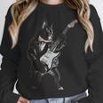 Boston Terrier Guitar Unisex Sweatshirt, novelty gifts, funny gifts